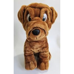 Vintage Classic Toy Company 15.5" Wrinkled Bulldog‎ Shar Pei Plush Doggy